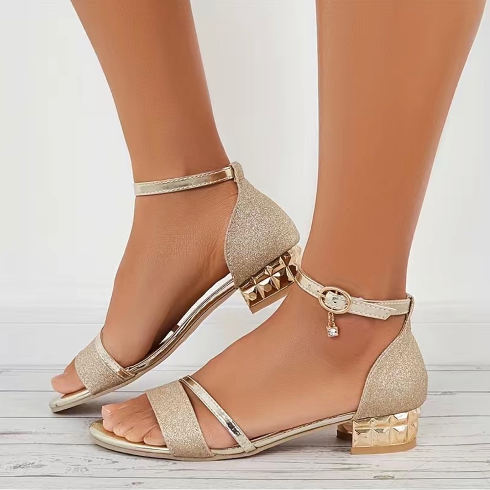 Women's Glitter Sequins Sandals